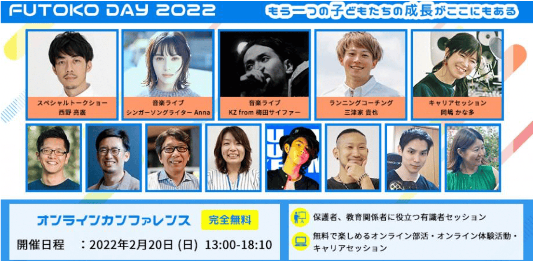 オンラインイベント「FUTOKO DAY 2022」の登壇者紹介