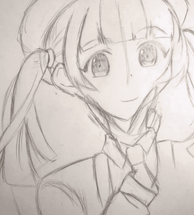 Y.H.さん（12歳）が受講前に描いた作品